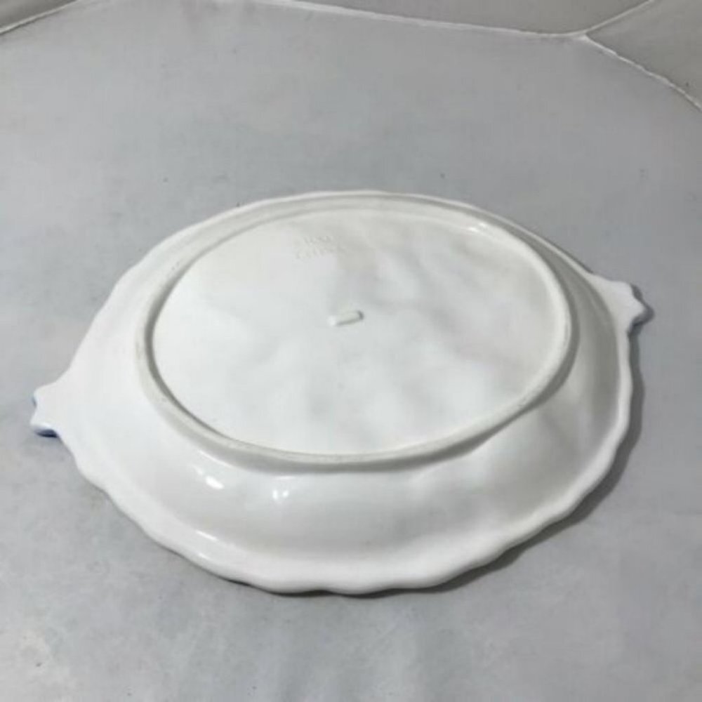 BICO China Snowman Ceramic Serving Platter Tray Christmas Holiday - Picture 6 of 10